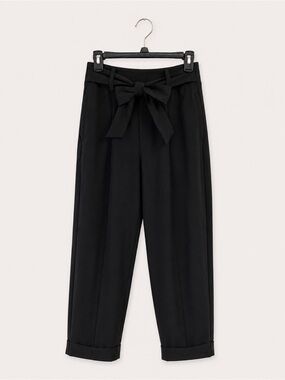 Athleta Black Skyline High Rise Paperbag Pants | Minimalist, Classic | Women’s 6
